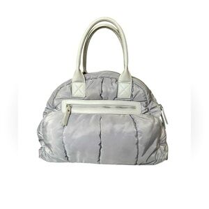 Sol and Selene gray/silver quilted shoulder bag in excellent condition